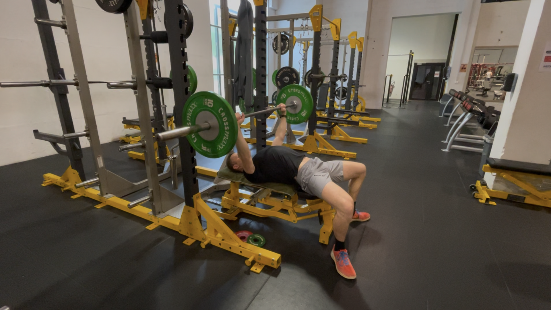 développé couché à la barre yves huguet