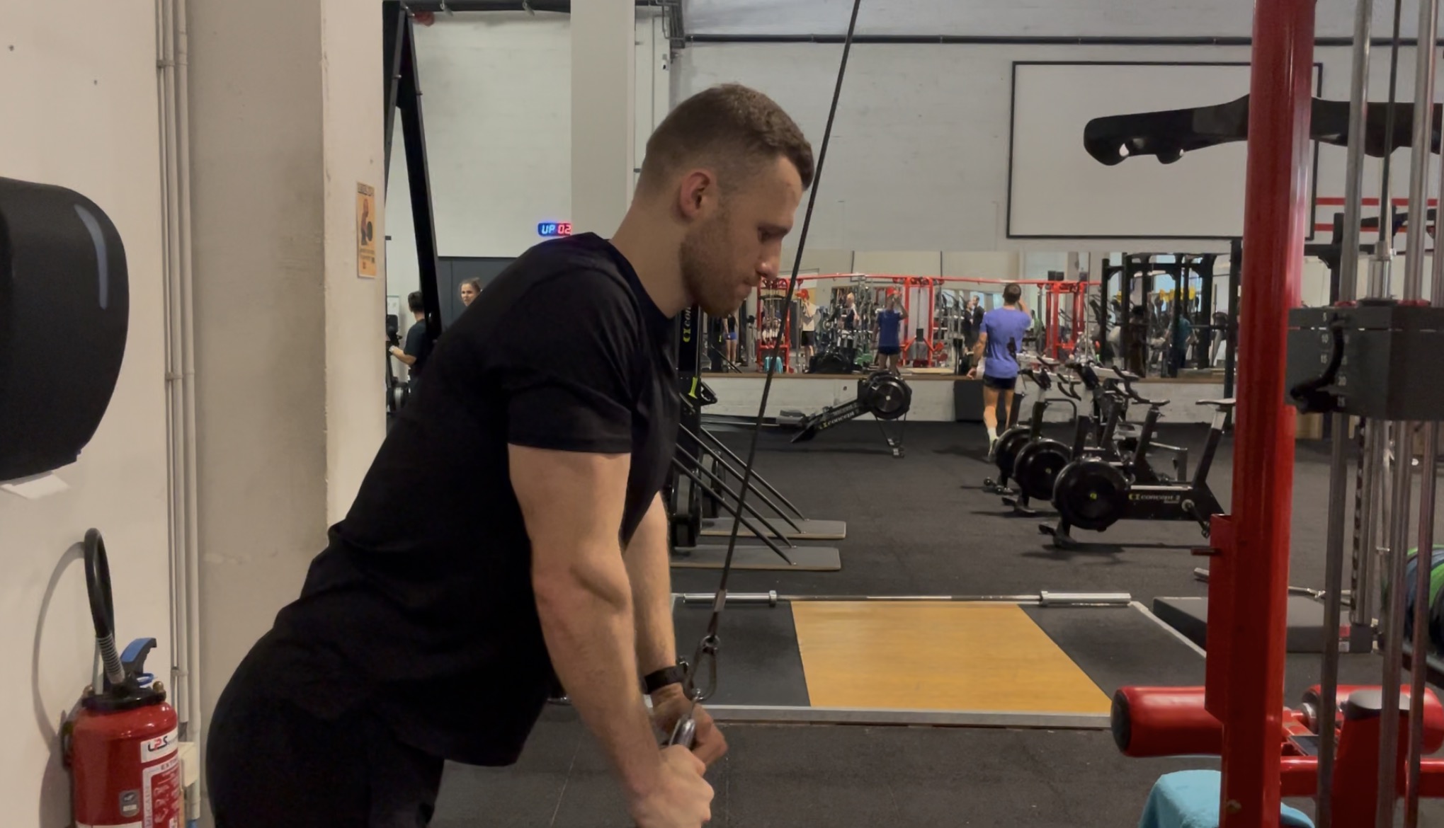 tricep poulie haute yves huguet